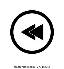 backward button vector