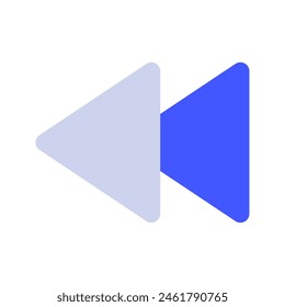 Backward icon for uiux, web, app, infographic, etc