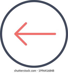 Backward Icon vector image. Can be used for phone and tablet. Suitable for mobile apps, web apps and print media.