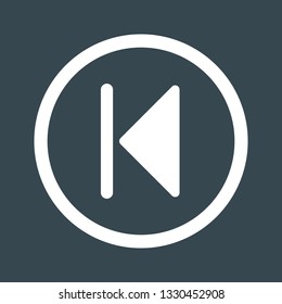 Backward Vector Icon
