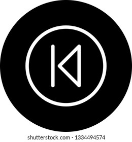 Backward Vector Icon
