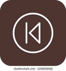 Backward Vector Icon
