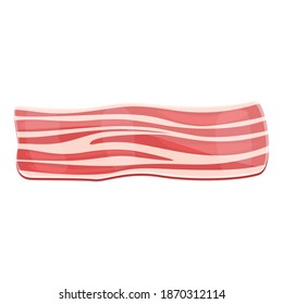 Bacon brisket icon. Cartoon of bacon brisket vector icon for web design isolated on white background