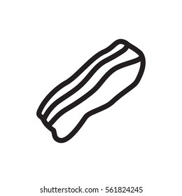 bacon icon illustration isolated vector sign symbol