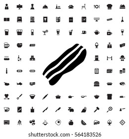 bacon icon illustration isolated vector sign symbol