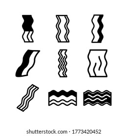 bacon icon or logo isolated sign symbol vector illustration - Collection of high quality black style vector icons

