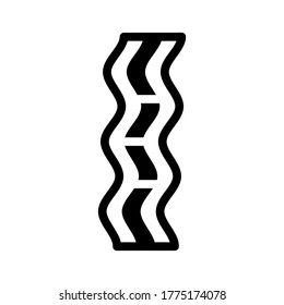 bacon icon or logo isolated sign symbol vector illustration - high quality black style vector icons
