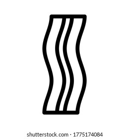 bacon icon or logo isolated sign symbol vector illustration - high quality black style vector icons
