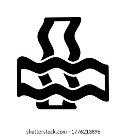 bacon icon or logo isolated sign symbol vector illustration - high quality black style vector icons
