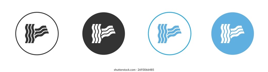 Bacon-Symbol Logo Template Design-Set