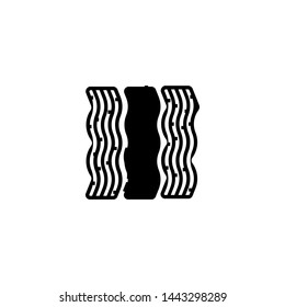 bacon icon sign signifier vector