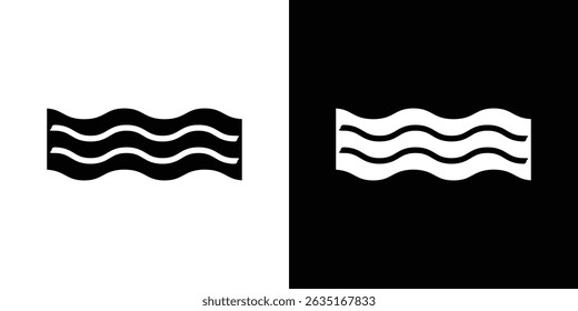 Bacon icon symbols. Vector illustration.