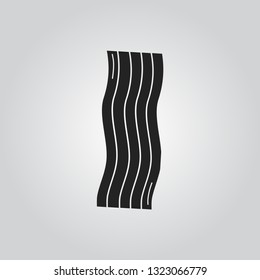 Bacon icon vector