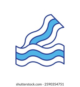 Bacon icon vector stock illustration