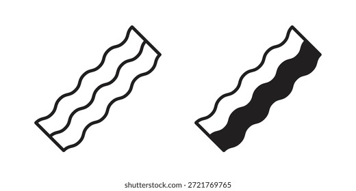 Ícone de bacon para o design do seu site, logotipo, aplicativo, UI. EPS10