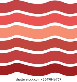 bacon stripe icon vector design color,.eps 10 