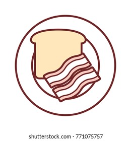 bacon stripes icon image