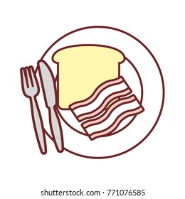 bacon stripes icon image