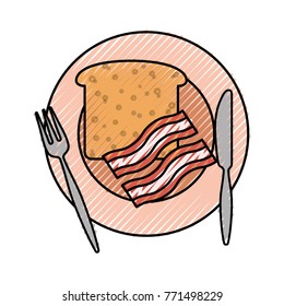 bacon stripes icon image