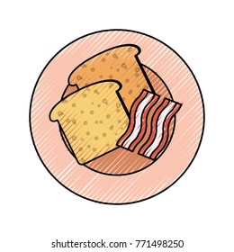 bacon stripes icon image