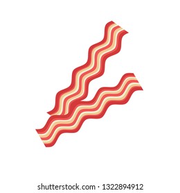 Bacon vector flat icon