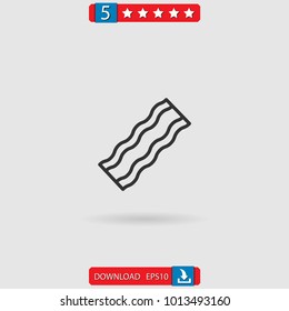 bacon vector icon