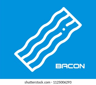 BACON VECTOR ICON 