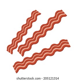 Bacon vector icon