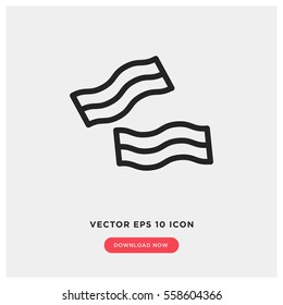 Bacon vector icon