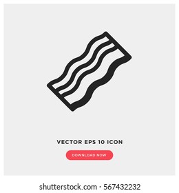 Bacon vector icon