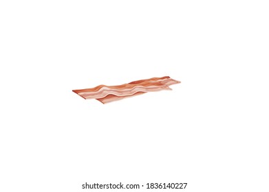 Bacon vector illustration isolated on white background