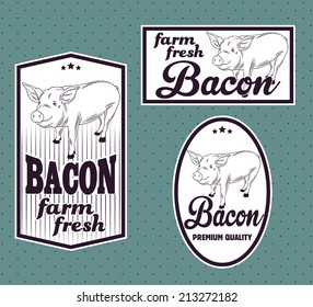 Bacon vintage labels