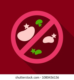 Bacteria and germs colorful set, micro-organisms disease-causing objects, different types, bacteria, viruses, fungi, protozoa. Vector flat style cartoon illustration isolated on background