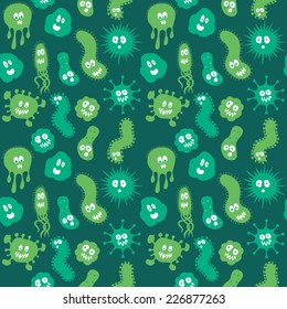 Bacteria / Germs Repeat Pattern