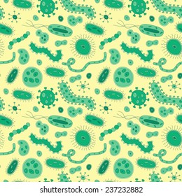 Bacteria / Germs repeat pattern