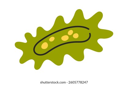 Bacteria hand-drawn doodle microbiology science