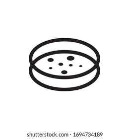BACTERIA ICON , BACTERIUM ICON VECTOR