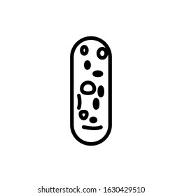 Bacteria icon design template vector