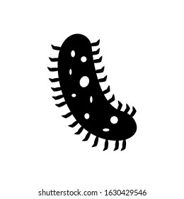 Bacteria icon design template vector