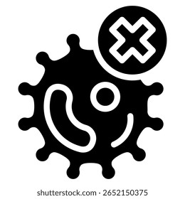 Bacteria Icon Element For Design