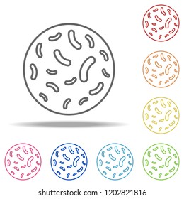 bacteria icon. Elements of Bacteria in multi color style icons. Simple icon for websites, web design, mobile app, info graphics