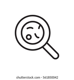 bacteria icon illustration isolated vector sign symbol