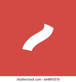 bacteria icon. sign design. red background