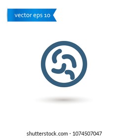 bacteria. bacteria icon. sign design. Vector EPS 10.