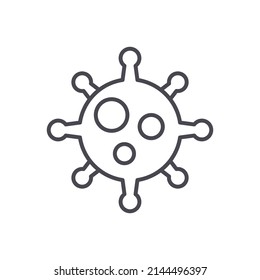 Bacteria icon sign symbol logo vector illustrations