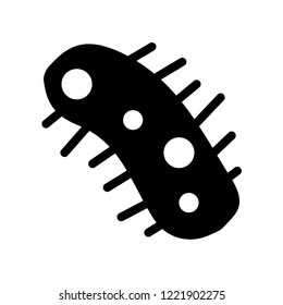 Bacteria icon. Trendy Bacteria logo concept on white background from Hygiene collection. Suitable for use on web apps, mobile apps and print media.
