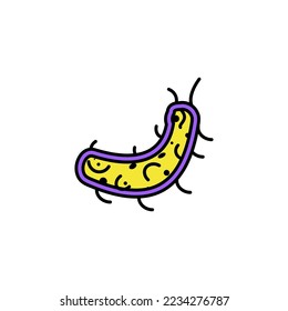 bacteria icon vector design templates 