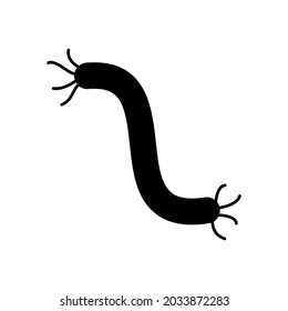 Bacteria icon vector. bacteria illustration sign. microbe symbol.