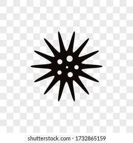 Bacteria icon vector. Virus sign