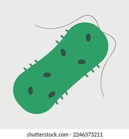 Icono de bacterias. Vector de infección viral